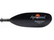 Aqua Bound Sting Ray Carbon - карбоновое туристическое весло со свободным углом разворота лопастей, двухсекционное весло, Веретено стандартного диаметра (STD), прямое веретено