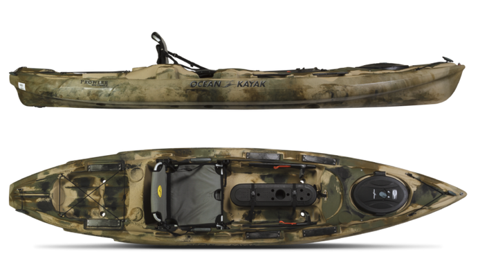 Ocean Kayak Prowler Big Game II - великий надстійкий каяк для риболовлі на відкритій воді