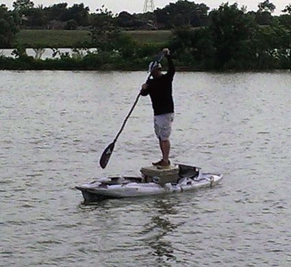 OLD TOWN Predator MX - каяк для рыбалки на быстрых реках и не только, Однослойный полиэтилен, Не предусмотрено