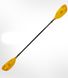 WERNER Shuna - весло для туристичного каякінгу, 2-секційне весло, Веретено стандартного діаметру (STD), пряме веретено, 615 см.кв. (46см x 18.25см)