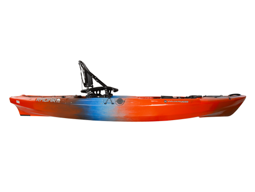 Wilderness Systems Radar 115 - рибальський каяк з педальним приводом, Одношаровий поліетилен, Немає, Без педального приводу