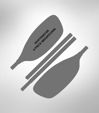 WERNER Side Kick - весло для сплавного та родео каякінгу