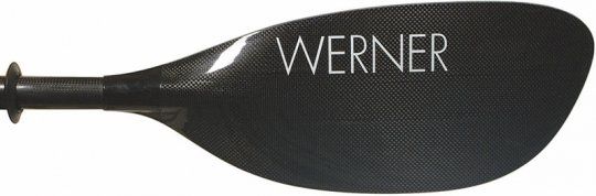 WERNER IKELOS - весло для каякінгу серії Performance Core, Черный, 2-секційне весло, Веретено стандартного діаметру (STD), пряме веретено