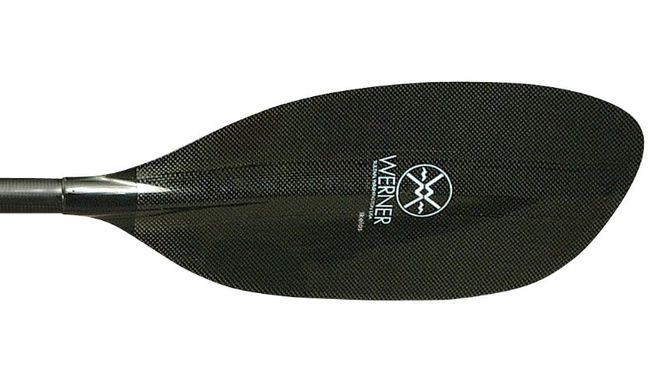WERNER IKELOS - весло для каякінгу серії Performance Core, Черный, 2-секційне весло, Веретено стандартного діаметру (STD), пряме веретено