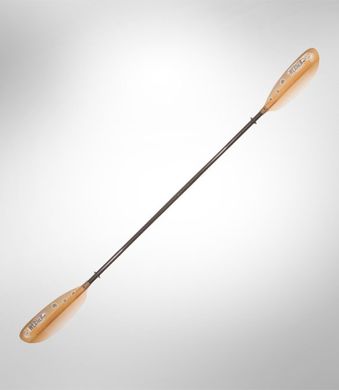 WERNER Camano Hooked весло для риболовлі з каяка з камуфляжним забарвленням, 2-секційне весло, Веретено стандартного діаметру (STD), пряме веретено, 650 cm2 (52cm x 16.5cm)