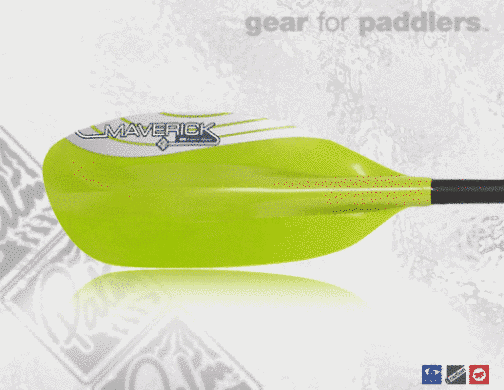 PALM Maverick G5 - весло для White-Water каякінгу з карбоновим веретеном, Суцільне нерозбірне весло, Веретено стандартного діаметру (STD), пряме веретено, 680 cm2