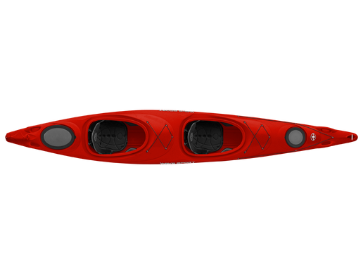 Wave Sport Horizon - двомісний туристичний каяк (байдарка) для походів та прогулянок, BlackOut (багажні відділення)
