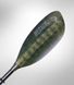 WERNER Shuna Hooked - весло з камуфляжним забарвленням для риболовлі з каяка, 2-секційне весло, Веретено стандартного діаметру (STD), пряме веретено, 615 см.кв. (46см x 18.25см)