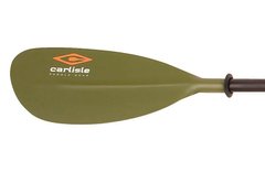 Carlisle Expedition Angler - склопластикове весло для каякінгу та риболовлі з каяку, 2-секційне весло, 230 см, Веретено стандартного діаметру (STD), пряме веретено