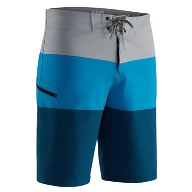 NRS Benny Board Shorts - удобные, практичные и прочные шорты, Blue/Grey, 32