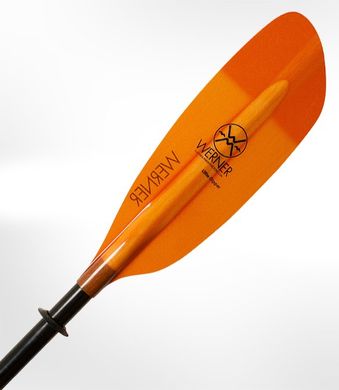 WERNER Little Dipper - весло для туристичного каякінгу, 2-секційне весло, Веретено стандартного діаметру (STD), пряме веретено