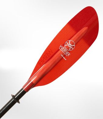 WERNER Little Dipper - весло для туристического каякинга, 2-секционное весло, Веретено стандартного диаметра (STD), прямое веретено