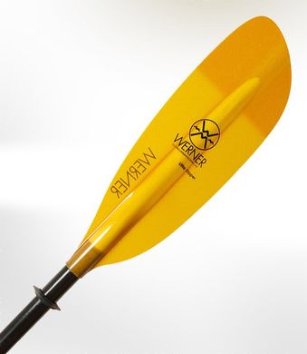 WERNER Little Dipper - весло для туристичного каякінгу, 2-секційне весло, Веретено стандартного діаметру (STD), пряме веретено