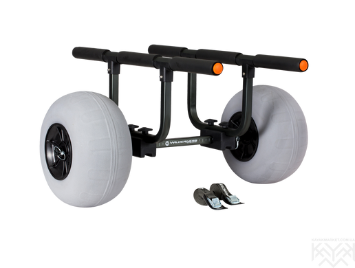 Wilderness Systems Heavy Duty Kayak Cart - тележка с широкими надувными колесами BEACH WHEELS для перевозки больших каяков