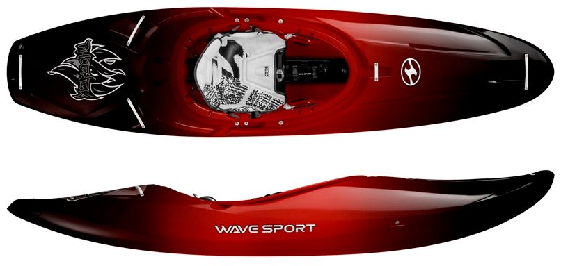 Wave Sport Phoenix - великий сплавний каяк для бурхливих річок , Одношаровий поліетилен, White Out