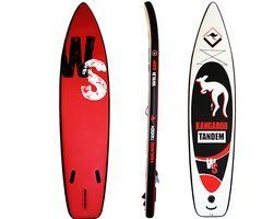 WILDSUP Kangaroo Tandem 12.9 - надувна двомісна SUP-дошка для сімейних прогулянок, 12'9" &times; 35" &times; 6"
