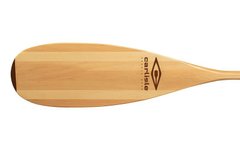 Деревянное весло для каноэ - Carlisle Beavertail paddle, Цельное неразборное весло, Веретено стандартного диаметра (STD), прямое веретено