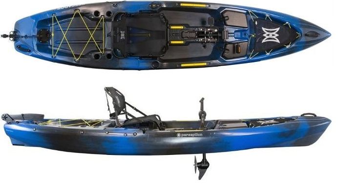 Perception Kayaks Pescador Pilot 12.0 - новый рыбацкий каяк с педальным приводом