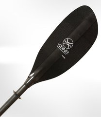 WERNER Shuna Carbon - весло для туристического каякинга, прямое веретено