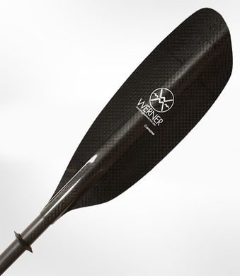WERNER Camano Carbon - весло для туристического каякинга, 2-секційне весло, пряме веретено