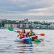 Perception Kayaks JoyRide 12'0 - развлекательный Sit-In каяк для отдыха на воде, Salsa