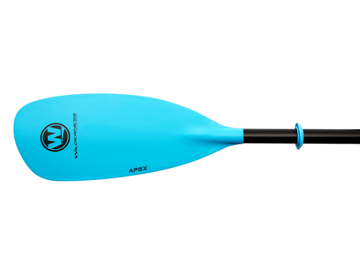 Wilderness Systems Apex Glass Kayak Paddle - склопластикове весло з об'ємними лопатками для туристичного каякінгу , 205 - 225 см, Веретено стандартного діаметру (STD), пряме веретено