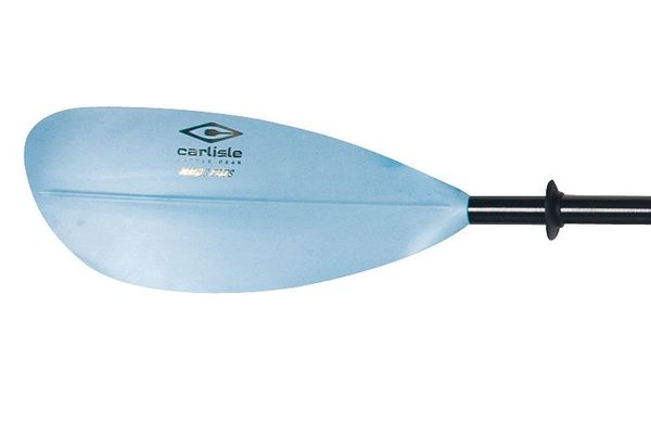 Carlisle Magic Plus - весло для рекреационного и туристического каякинга со стеклопластиковым веретеном, 2-секционное весло, 220 см, Веретено стандартного диаметра (STD), прямое веретено