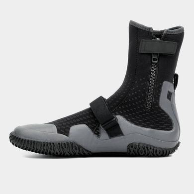 NRS Men&rsquo;s Paddle Wetshoe - утеплені неопренові черевики з бічною блискавкою для каякінгу та SUP, Чорний, 8