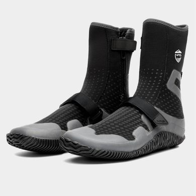 NRS Men&rsquo;s Paddle Wetshoe - утеплені неопренові черевики з бічною блискавкою для каякінгу та SUP, Чорний, 8