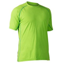 NRS Men's H2Core Silkweight Short-Sleeve Shirt - легкая летняя кофта для защиты от солнца, Spring Green, S
