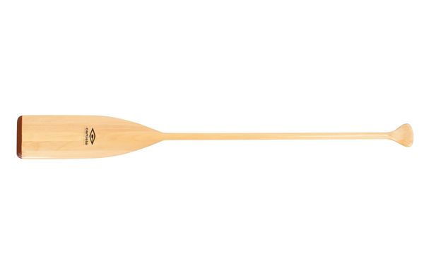 Carlisle Scout - деревянное весло для каноэ с широкой лопаткой, Суцільне нерозбірне весло, Веретено стандартного діаметру (STD), пряме веретено