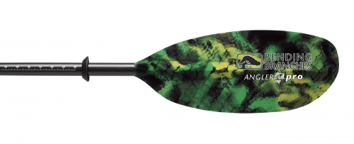 Angler Pro Kayak Fishing Paddle - весло для рыбалки с каяка с регулируемой длиной, двосекційне весло, Веретено стандартного діаметру (STD), пряме веретено