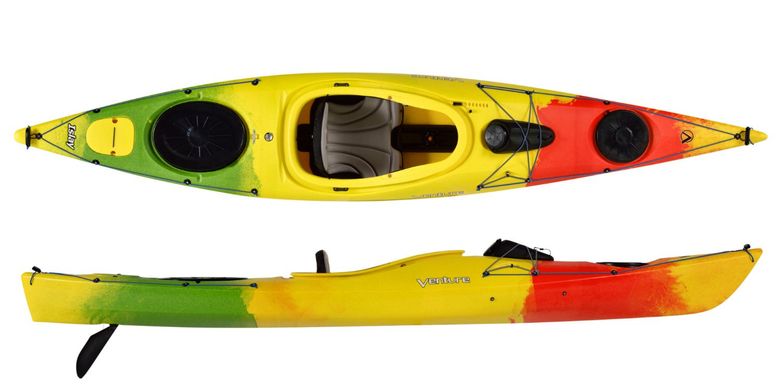 Venture Kayaks Islay-12 - компактний каяк для туризму та прогулянок, Одношаровий поліетилен, Опція, Expedition