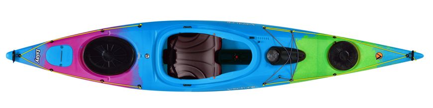 Venture Kayaks Islay-12 - компактный туристический каяк для дневного туризма, Однослойный полиэтилен, Опция, Expedition